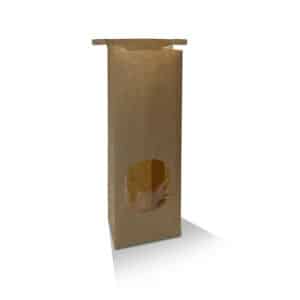 Bag Tin Tie Small With Window, 50/Slv