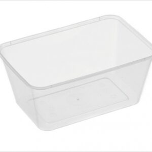 Container Genfac Rect 1000ml, 50/Slv