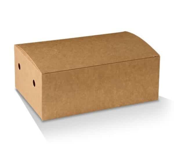 Snack Box Kraft Paper Medium Brown, 25/SLV