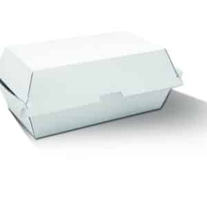 Snack Box Corrugated Regular Plain White, 200/C