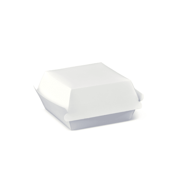 Burger Box Cardboard Regular White, 500/C