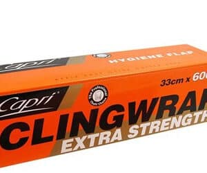 Clingwrap In Dispenser Clear 33cm, 1Roll