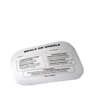 Lid Dualpak Printed To Suit White 203x153mm, 300/C