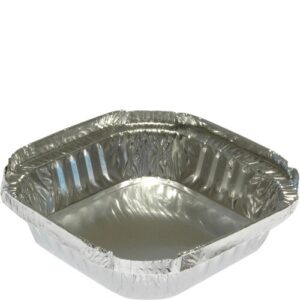 Foil Container Square Small 305ml, 100/Slv
