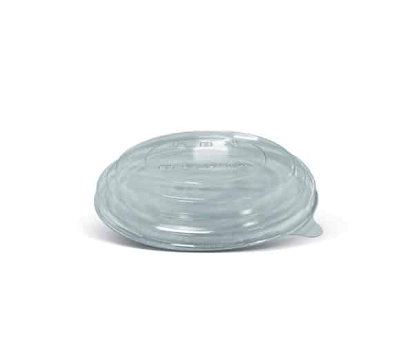 LID 185mm RAISED PET T/S (42oz salad bowl), 50/SLV