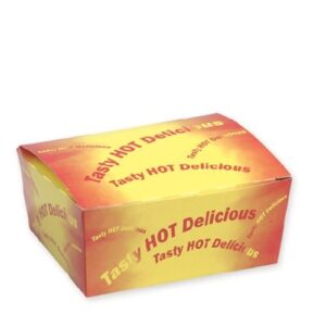 Snack Box Tasty Hot Delicious Multi Colour Extra Small, 50/SLV