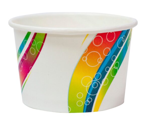 Icecream Cup 4oz Multi Colour 125ml, 1000/C