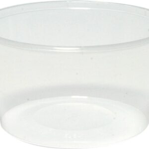 Container 450ml Round Pp Clear, 50/Slv