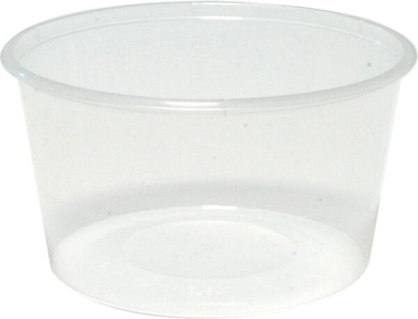 Container 450ml Round Pp Clear, 50/Slv