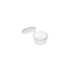 Container Genfac 1oz Hinged Lid, 500/Pack