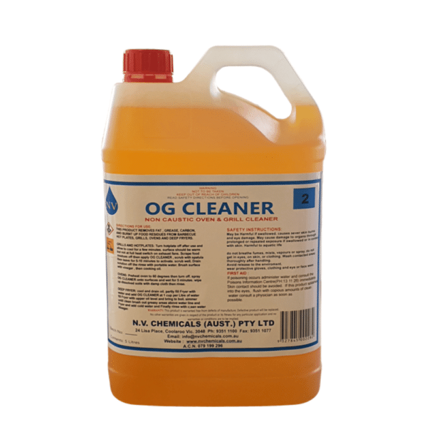 O.G. Cleaner (Non Caustic Oven &Amp; Grill Cleaner)/5lt