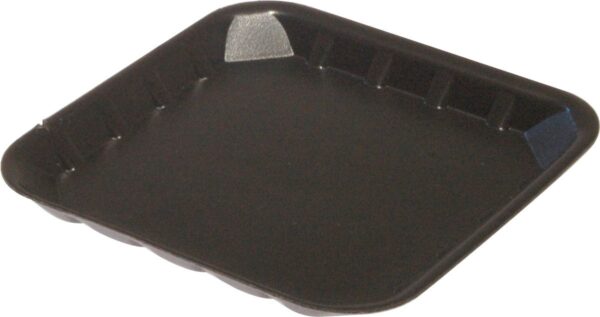 Tray Food Fst Foam Black 5" X 5", 2000/C