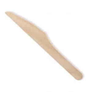Wooden Knife Genfac, 160mm, 100 Piece/Pack