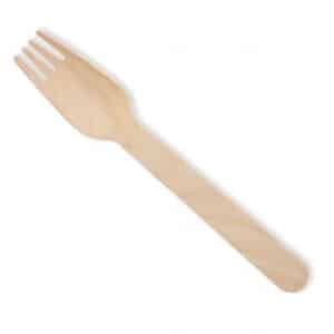 Wooden Fork Genfac 160mm, 100 Piece/Pack
