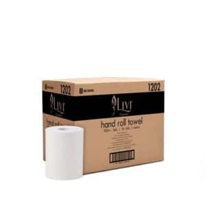 Hand Towel Paper 1 Ply Essential Roll 100m, Each