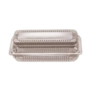 Container Large Roll Rectangle Hinged Lid, 100/Slv