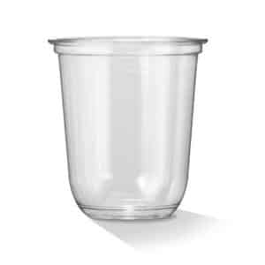 Cup 12oz Cold Pet Clear U Shaped 360ml, 1000/C