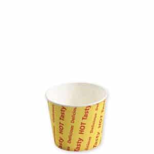 Chip Cup 8oz Tasty Hot Delicious Multi Colour Small, 50/Slv