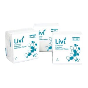 Toilet paper 2 Ply Interleaved 250 Sheets White, 36/C