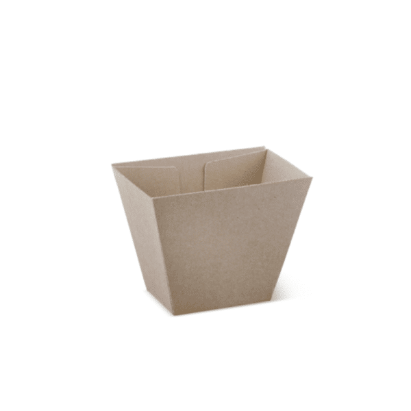 Endura Chip Cup Corrugated Brown, 100/Slv