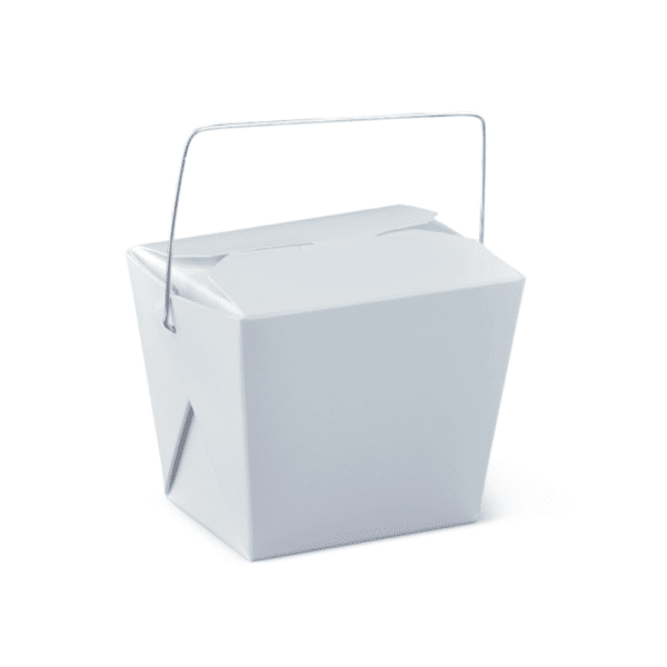 Food Pail 8oz Wire Handle, 50/Slv