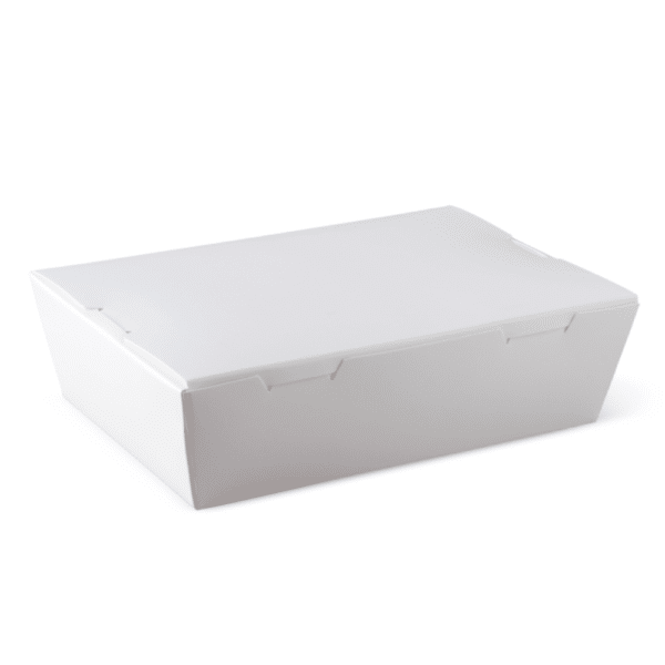 Lunch Box Kraft Paper White Medium, 200/C