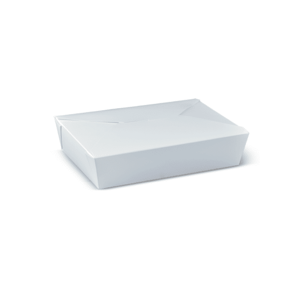 Lunch Box Kraft Paper White Pail-Pak#2, 200/C