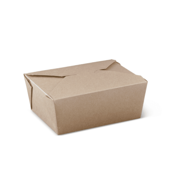 Lunch Box Kraft Paper Brown Pail-Pak#1.5, 50/Slv