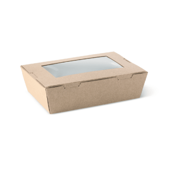 Lunch Box Kraft Paper Window Medium, 200/C