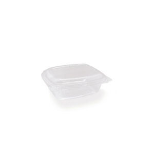 Container 16oz Pet Hinged Rectangle, 50/Slv