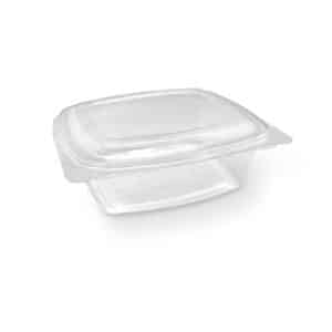 Container 48oz Pet Hinged Rectangle, 50/Slv