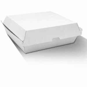 Dinner Box White Corrugated Plain, 150/C