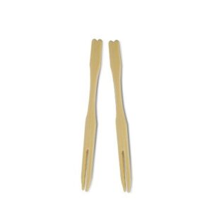 FORK BAMBOO Cocktail  90mm, 100/SLV