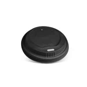 Lid 80mm For Cpla 6/8/10oz Hot&Cold Black, 50/Slv