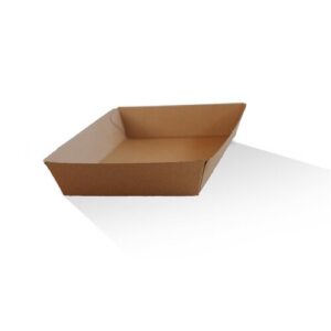 Tray#4 Corrugated Brown Large, 125/Slv