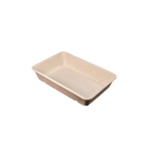 TRAY ECOCANE 28oz RECT Bare, 250/C