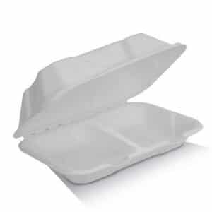 Snack Box Sugarcane 2-Comp, 125/Slv