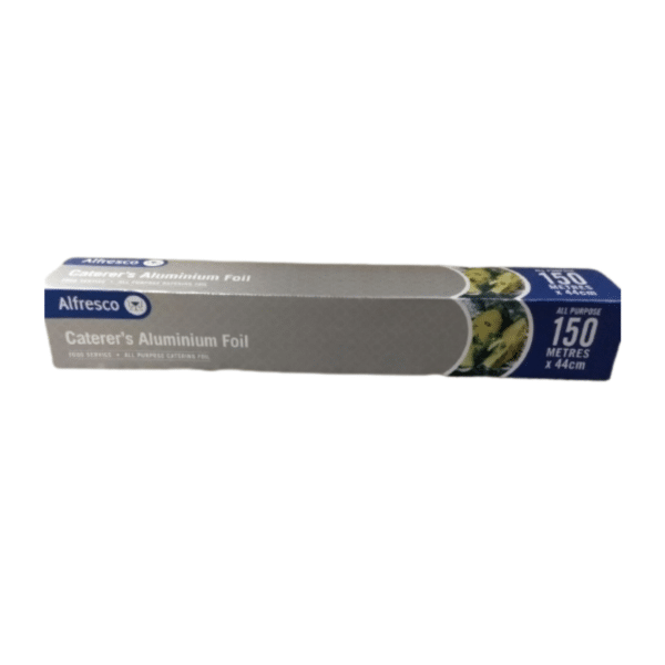 FOIL ALFRESCO CATERER'S ALUMINIUM  ALL PURPOSE 150M X 44CM 1 roll