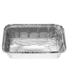 Foil Container Rectangular Takeaway Silver 1.1Kg 1050ml, 100/Slv