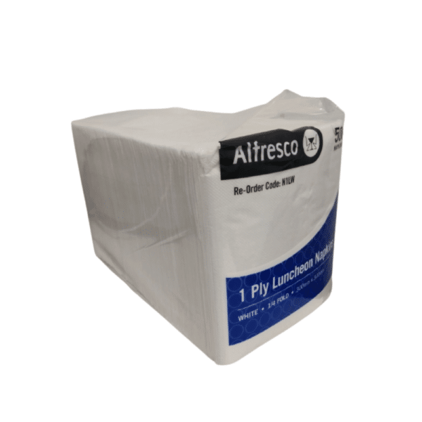 Napkin 1 Ply Luncheon 1/4 Fold White, 6p/C