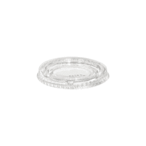 Lid Plast Cont Flt T/S 2oz 65mm, 2500/C