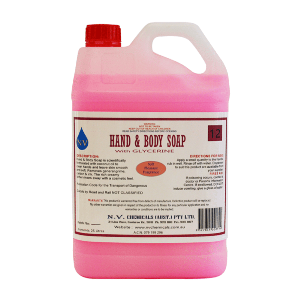 Liquid Hand Soap w Glycerine/5lt
