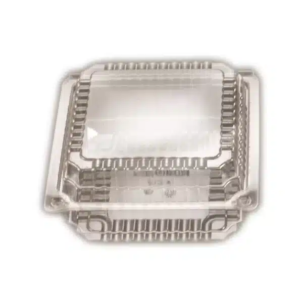 Container Large Square Hinged Lid, 125/Slv