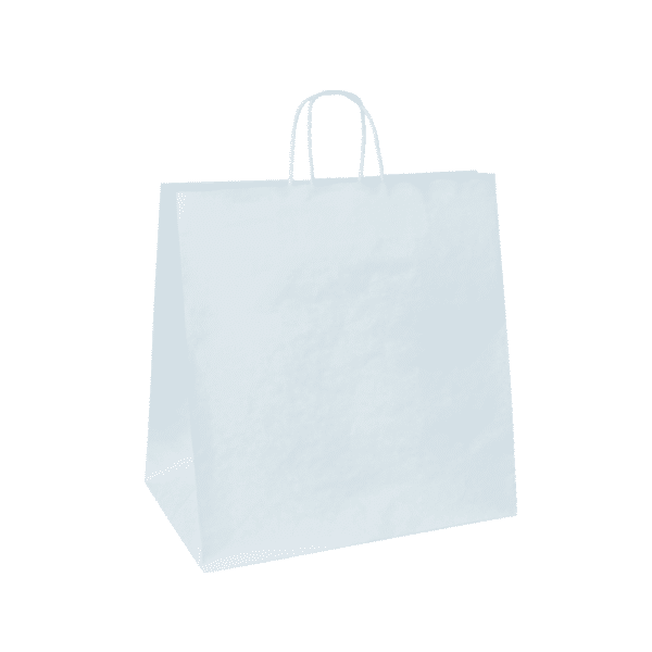 Bag Twisted Handle Jumbo White, 150/C