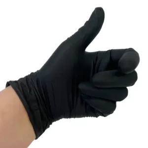 Glove Nitrile Lg Black 100/Pk