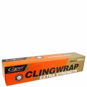 Clingwrap In Dispenser Clear 45cmx600m, 6R/C