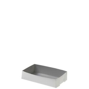 Cake Tray White Small 185x125x45mm, 200/C