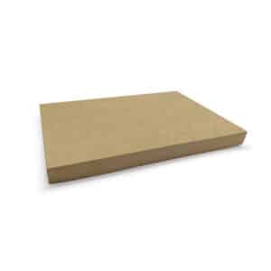 Lid Medium Tray Kraft Catering Plus-no window, 100/C