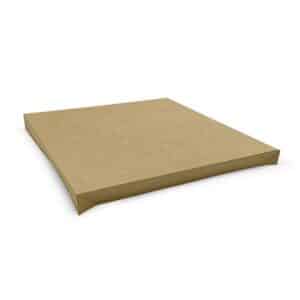 Lid Large Tray Kraft Catering Plus-no window, 100/C