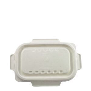Lid Rectangular To Suit  Containers 500/650ml Napac Natural Fibre, 500/C